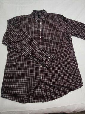Lands' End No Iron Twill Long Sleeve Shirt – Size Large Tall (LT)